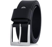 LINDENMANN Leder-Gürtel Herren 40 mm breit, Gürtel Herren Vollrindleder schwarz, Farbe/Color:schwarz, Size:Bundweite 130 cm Gesamtlänge 145 cm W 51.2 3XL