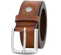 LINDENMANN Leder-Gürtel Herren 40 mm Vollrind cognac, Farbe/Color:braun, Size US/EU:Bundweite 110 cm Gesamtlänge 125 cm W 43.5 XL