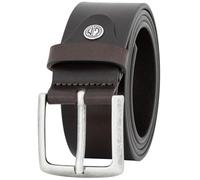 LINDENMANN Leder-Gürtel Herren 40 mm Vollrind dunkelbraun, Farbe/Color:braun, Size US/EU:Bundweite 90 cm Gesamtlänge 105 cm W 35.4 L