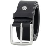 LINDENMANN Leder-Gürtel Herren 40 mm Vollrind schwarz, Farbe/Color:schwarz, Size US/EU:Bundweite 100 cm Gesamtlänge 115 cm W 39.5 XL