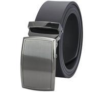 LINDENMANN Leder-Gürtel Herren Automatik 40 mm Rindleder schwarz, Farbe/Color:schwarz, Size US/EU:Bundweite 115 cm Gesamtlänge 130 cm W 45.3 XXL