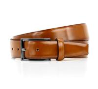 LINDENMANN Ledergürtel Anzug Herren, Anzug Gürtel Herren 35 mm breit, Gürtel Anzug Herren, Vollrindleder cognac