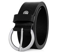 LINDENMANN Ledergürtel Damen 40 mm Vollrind schwarz, Farbe/Color:schwarz, Size US/EU:Bundweite 105 cm Gesamtlänge 120 cm W 41.3 XL
