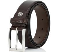 LINDENMANN Ledergürtel Herren/Gürtel Herren, Rindleder-Gürtel XL bombiert, dunkelbraun, Größe/Size:85
