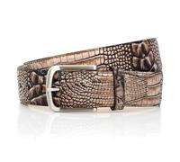 LINDENMANN Premium Gürtel Handmade in EU Vollrindledergürtel 40 mm braun, Größe/Size:105, Farbe/Color:braun