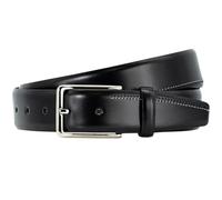 LINDENMANN Premium Handmade Ledergürtel 35 mm schwarz, Größe/Size:115, Farbe/Color:schwarz