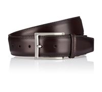 LINDENMANN Premium Ledergürtel Handmade in EU 35 mm braun, Farbe/Color:braun, Size US/EU:Bundweite 100 cm Gesamtlänge 115 cm W 39.4 XL