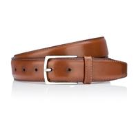 LINDENMANN Premium Ledergürtel Handmade in EU 35 mm braun, Farbe/Color:braun, Size US/EU:Bundweite 90 cm Gesamtlänge 105 cm W 35.5 L