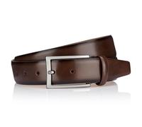 LINDENMANN Premium Ledergürtel Handmade in EU 35 mm braun, Farbe/Color:braun, Size US/EU:Bundweite 95 cm Gesamtlänge 110 cm W 37.5 L