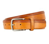 LINDENMANN Premium Ledergürtel Handmade in EU 35 mm cognac, Farbe/Color:braun, Size US/EU:Bundweite 120 cm Gesamtlänge 135 cm W 47.2 XXL