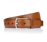 LINDENMANN Premium Ledergürtel Handmade in EU 35 mm cognac, Farbe/Color:braun, Size US/EU:Bundweite 100 cm Gesamtlänge 115 cm W 39.4 XL