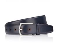 LINDENMANN Premium Ledergürtel Handmade in EU 35 mm marine, Farbe/Color:blau, Size US/EU:Bundweite 90 cm Gesamtlänge 105 cm W 35.4 L