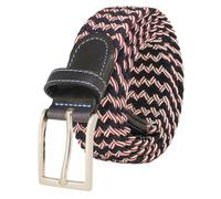 LINDENMANN Textil-Gürtel Herren 32 mm marine-weiss-rot, Farbe/Color:blau, Size US/EU:Bundweite 105 cm Gesamtlänge 120 cm W 41.5 XL