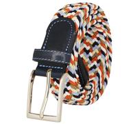 LINDENMANN Textil-Gürtel Herren 32 mm multicolor, Farbe/Color:mehrfarbig, Size US/EU:Bundweite 100 cm Gesamtlänge 115 cm W 39.5 XL