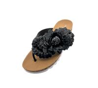 Linea Scarpa Badeschuh Damen - Flora - Zehengreifer, schwarz, 38