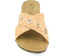 Linea Scarpa Memphis Pantoletten Korkoptik Damen: Farbe: Beige | Größe: 38 EU