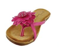 Linea Scarpa Modische und bequeme Damen Zehentrenner Sandale Murano - Langlebig, robust und rutschhemmend: Größe: 37 | Farbe: hot Pink