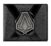 Lineage Assassin's Syndicate Creed Revolution Bruderschaft Emblem Geldbörse/Geldbeutel Bi-Fold Münzfach & Karten, Grau