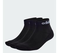 Linear Cushioned Ankle Socken, 3 Paar Black / White 40-42