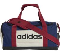 Sporttasche ADIDAS PERFORMANCE "LINEAR DUFFELBAG S IM COLOURBLOCKING-STYLE", dunkelblau, sanftes weiß, active maroon, Obermaterial: 100% Polyester, Taschen Sporttasche (63174019-0) dunkelblau, sanftes