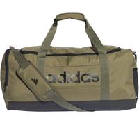 Adidas Unisex Essentials Linear Duffel Bag, Olive strata/Black, M