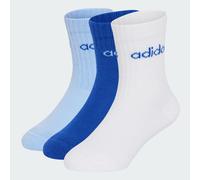 LINEAR KIDS CREW SOCKEN, 3 PAAR White / Royal Blue / Glow Blue 28-30