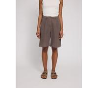 Linen Bermuda Shorts grey brown S Damen