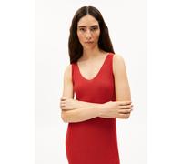 ARMEDANGELS CINDAA LINO - Frauen Regular Fit Strickkleid - rot S coral blush