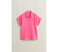 GANT Damen Leinenbluse mit Flügelärmeln (42) BRIGHT FUSCHIA