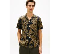 Tommy Hilfiger Herren Hemd aus Leinen, marine, Gr. S