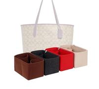 LinerLink Taschen-Organizer für Coach-City-Tragetasche, aus charakteristischem Segeltuch, 33 x 29 x 15 cm (L x H x T), Braun, Stil B