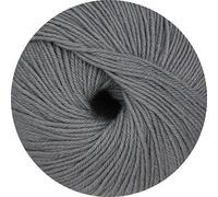 Linie 12 Street uni von Online Garne,4-fach Sockenwolle, 50 g 75% Schurwolle (Merino extrafein) 25% Polyamid, 210 m LL, superweich, + 3 Maschenmarkierer zu jeder Bestellung (16 mausgrau)