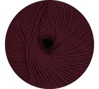 Linie 12 Street uni von Online Garne,4-fach Sockenwolle, 50 g 75% Schurwolle (Merino extrafein) 25% Polyamid, 210 m LL, superweich, 3 Maschenmarkierer zu jeder Bestellung (013 weinrot)