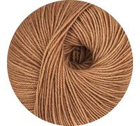 Linie 12 Street uni von Online Garne,4-fach Sockenwolle, 50 g 75% Schurwolle (Merino extrafein) 25% Polyamid, 210 m LL, superweich, 3 Maschenmarkierer zu jeder Bestellung (034 braun)