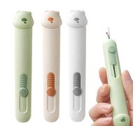 LINISITING 3 Stück 3 in1 Nadeleinfädler, Einfädelhilfe und Nahttrenner, Automatischer Einfädler Nadel Threading Tool für Handnähen und Nähmaschinen, Einfädelhilfe für Nähmaschinen und Strickarbeit