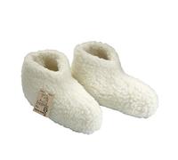 Bettschuhe Wolle ecru 44/45