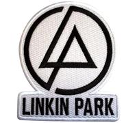 Linkin Park - Aufnäher zum Aufbügeln, weiß / schwarz, One size