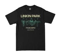 Linkin Park from Zero Official Merch Blurry Portrait Tour T-Shirt, Verwaschenes Schwarz, XXL
