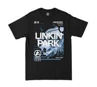 Linkin Park from Zero Official Merch Jagged Tour T-Shirt, Verwaschenes Schwarz, S