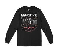 Linkin Park from Zero Offizielles Merch Globe Langarm-T-Shirt, Schwarz, XL