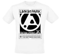 Linkin Park from Zero The Emptiness Block Männer T-Shirt weiß 3XL 100% Baumwolle Band-Merch, Bands