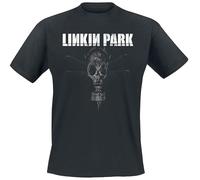Linkin Park Gas Mask Männer T-Shirt schwarz XXL 100% Baumwolle Band-Merch, Bands