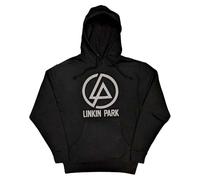 Linkin Park Herren, Kapuzenpullover, Concentric, GR. Medium (Herstellergröße: Medium), Schwarz (Black)