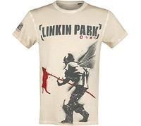 Linkin Park Hybrid Theory Männer T-Shirt altweiß S 100% Baumwolle Band-Merch, Bands