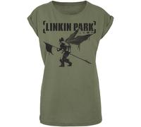 Linkin Park Hybrid Theory T-Shirt oliv in M