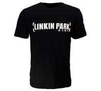 Linkin Park Logo Offizielles Band-T-Shirt - Offizielles Merchandise S Schwarz