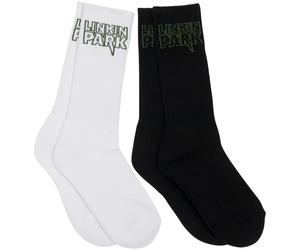 Linkin Park - Logo Socken 2er Pack - schwarz/weiß 35-38