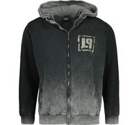Linkin Park Meteora Spray Kapuzenjacke grau in XXL