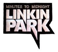 Linkin Park - MINUTES TO MIDNIGHT Bügelbild schwarz weiß One Size