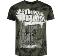 Linkin Park Spray Collage T-Shirt grün in XXL